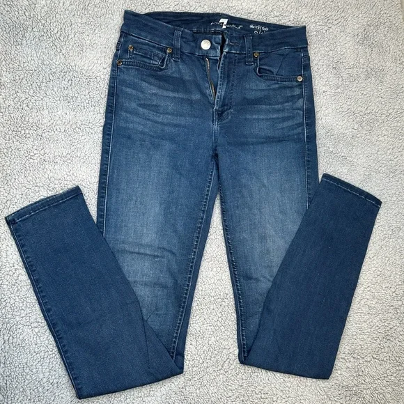 7 for all mankind mid rise skinny Jean size 25 - Picture 2 of 4